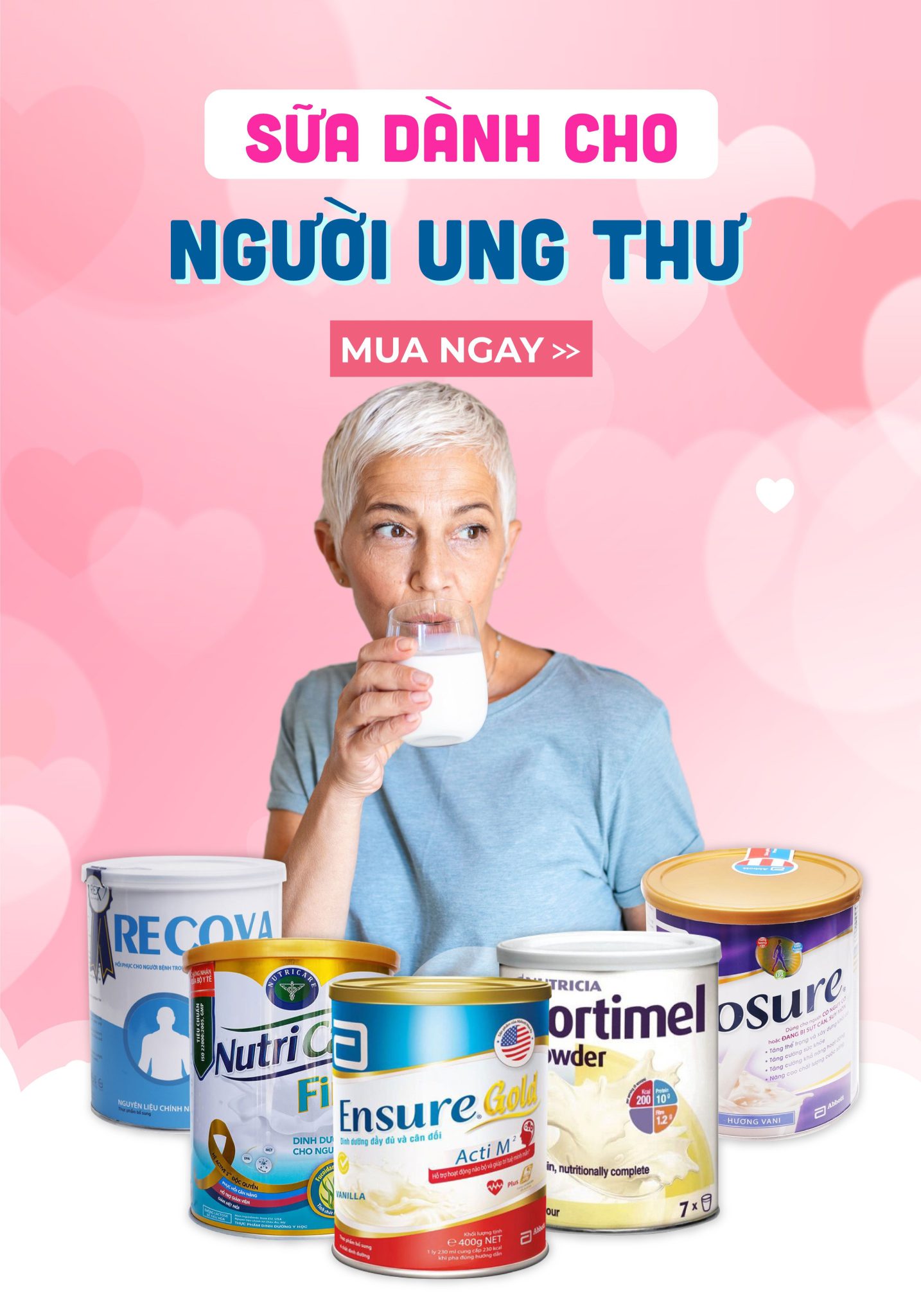 Sữa Cho Bệnh Nhân Ung Thư